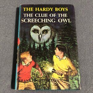 The Hardy Boys #41 The Clue of the Screeching Owl c. 1962 Grosset & Dunlap ~ HB
